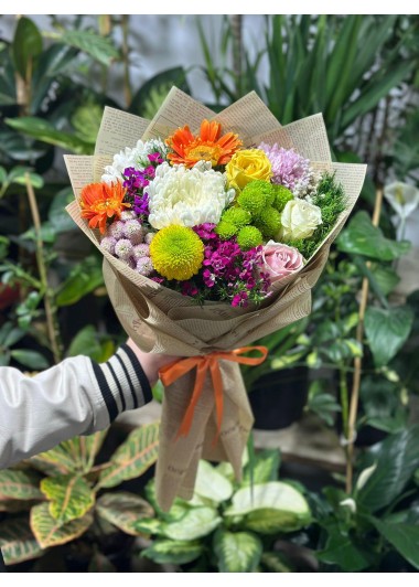 turuncu gerbera astasya gül bkt
